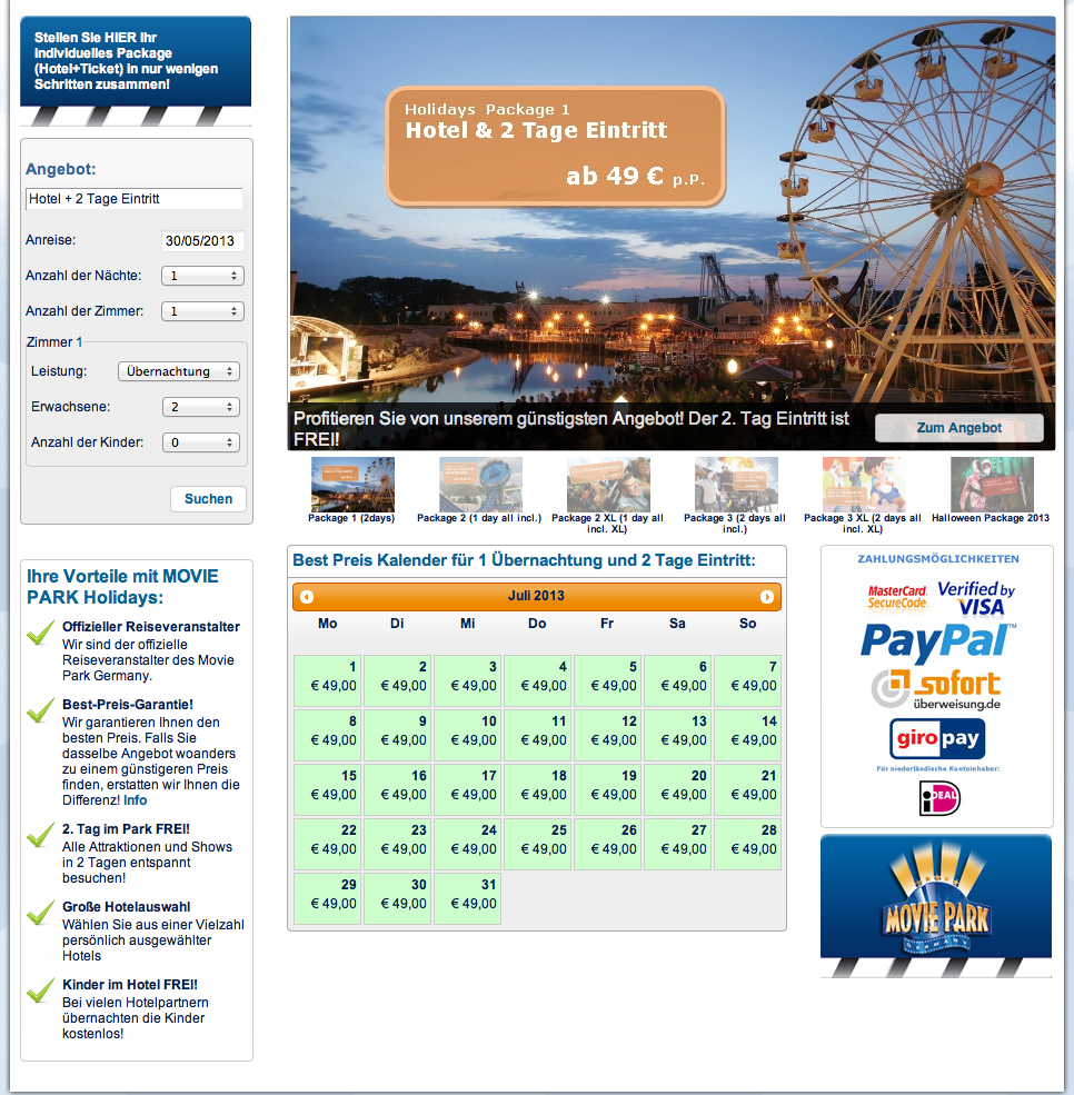 Movie park germany rabatt coupons