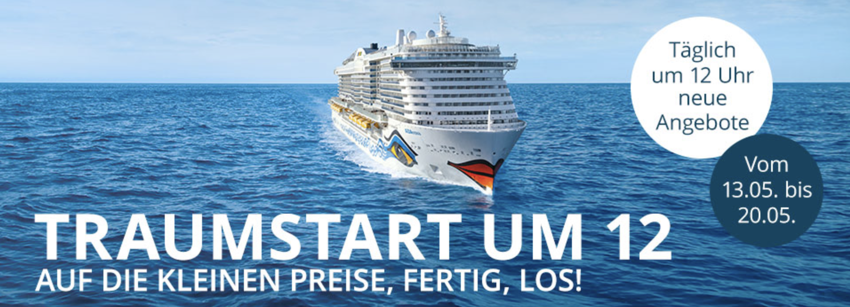 just aida, aida Traumstart, aida aktion, aktionswoche aida