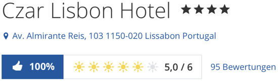 Lissabon Hotel Czar, holidaycheck reisen hotels bewertungen