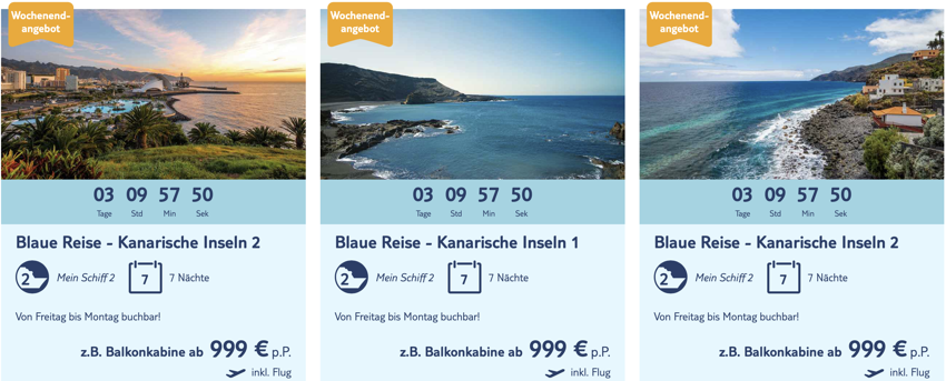 TUI Cruises Wochenendangebot, TUI Cruises schnäppchen, Mein Schiff Angebot, Mein Schiff Wochenendangebot, Mein Schiff schnäppchen, Mein Schiff blaue reise, TUI Cruises blaue reise