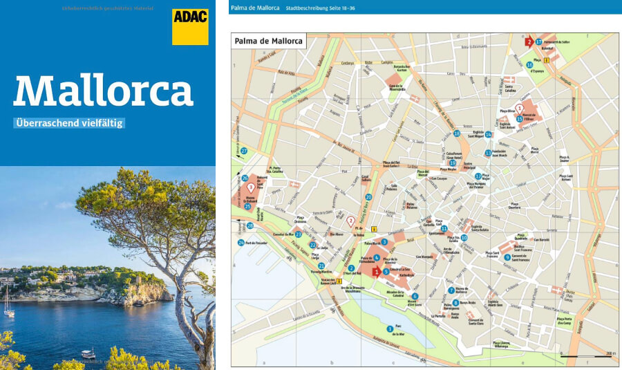 Amazon karte Mallorca, adac Reiseführer Mallorca
