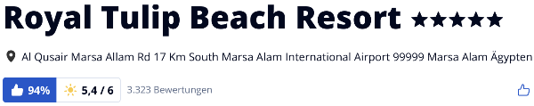 holidaycheck Hotels bewertungen reisen, Maria Alan Resort Royal Tulip Beach Resort Ägypten