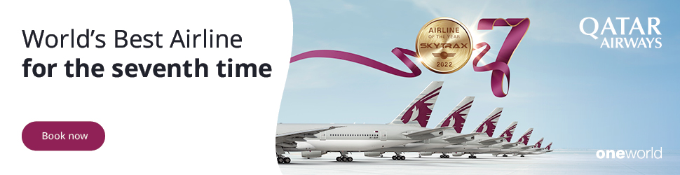 besten Airline der Welt Qatar Aktion Gutschein Rabatt