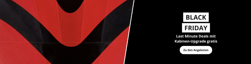 AIDA Black Friday: Kreuzfahrten schon ab 529€ buchen + Gratis Kabinen-Upgrade + Bis zu 40% Rabatt auf Extras