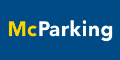 McParking logo, McParking - Das größte Parkhaus Berlins, McParking 4€ Gutschein - Parken am Flughafen Berlin (BER), McParking - Sofort-Rabatt