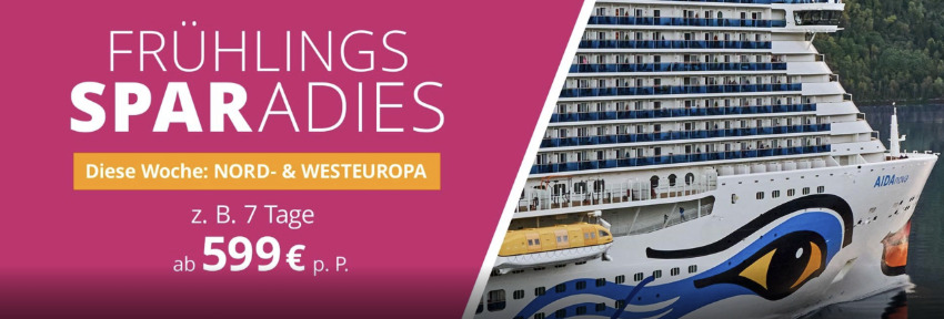 AIDA Verlockung der Woche, AIDA Frühlings SPARradies