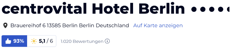 Berlin Hotel Centrovital, holidaycheck urlaub reisen hotels Hotelbewertungen