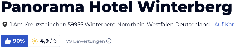 holidaycheck reisen hotels bewertungen, Panorama Hotel Winterberg