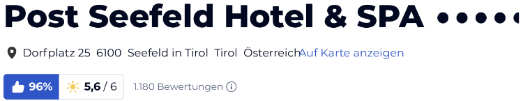 HolidayCheck reisen urlaub Bewertungen Hotels, Hotel Post Seefeld Hotel & SPA