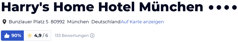 Harrys home München, Bewertungen Holidaycheck reisen hotels urlaub Kurzreise Städtereise