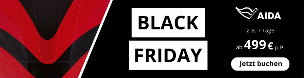 AIDA Verlockung der Woche, AIDA Black Friday