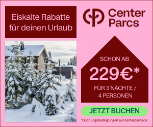 Center Parcs Schneezember Winterurlaub reisen Weihnachtsferien