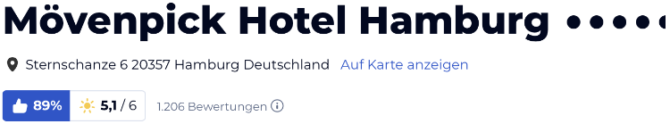 Hamburg Mövenpick Hotel, holidaycheck Bewertungen Hotels reisen