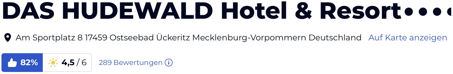 holidaycheck Bewertungen Hotels reisen, Hotel & Resort Das Hudewald