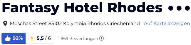 Holidaycheck Bewertungen reisen hotels, Fantasy Hotel Rhodes