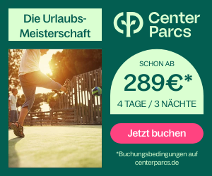 Center Parcs EM Aktion - FANtastische Angebote schon ab 289€ Urlaubsmeisterschaft