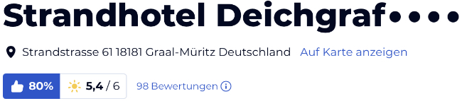 holidaycheck reisen hotels bewertungen, Hotel Strandhotel Deichgraf