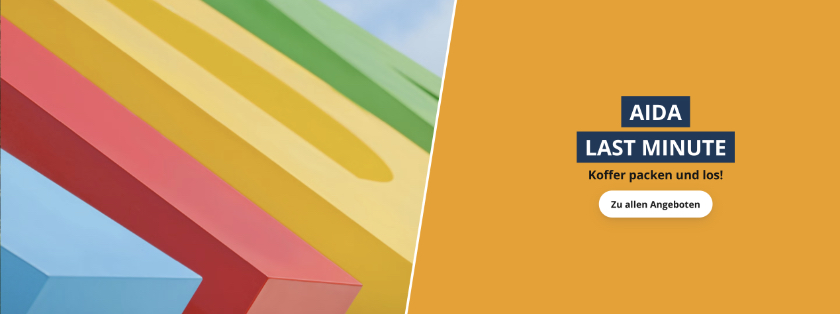 AIDA Last Minute Kreuzfahrten schon ab 429€ p.P.
