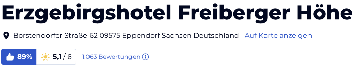 holidaycheck reise hotels bewertungen, Hotel Freiberger Höhe
