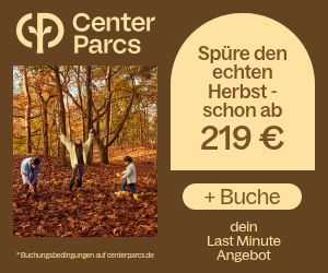 Center Parcs - Herbsturlaub schon ab 219€ für 3 Nächte / 4 Personen / Comfort-Ferienhaus