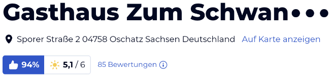 holidaycheck reisen hotels bewertungen, Gasthaus Zum Schwan Hotel