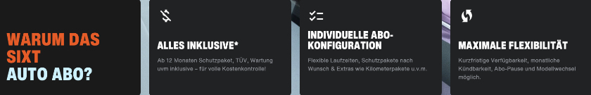 Öfter mal einen Neuwagen? SIXT+ Das flexible Auto Abo 