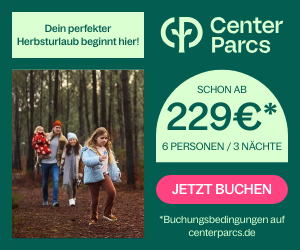 Center Parcs - Goldener Herbst oder Winterzauber: 3 Nächte für 6 Personen schon ab 229€