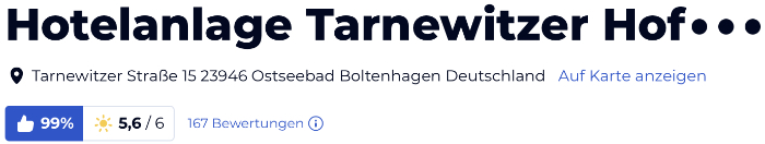 HolidayCheck reisen urlaub Bewertungen Hotels, Hotel Tarnewitzer Hof