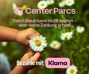 Neu: Flexibel buchen bei Center Parcs mit Klarna