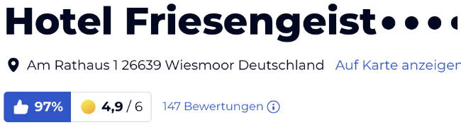 HolidayCheck reisen Bewertungen Hotels urlaub, Hotel Friesengeist