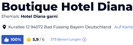 holidaycheck urlaub reisen hotels Hotelbewertungen, Boutique Hotel Diana