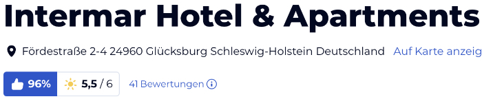 HolidayCheck reisen Bewertungen urlaub Hotels, Intermar-Hotel Glücksburg