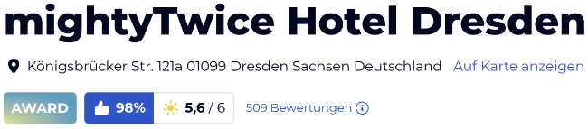 holidaycheck reisen hotels berwertungen, mightyTwice Hotel Dresden mighty Twice