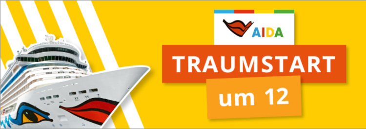 AIDA Traumstart um 12 - Täglich ein neues Traumziel zum Ministartpreis