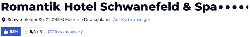 HolidayCheck reisen urlaub Bewertungen Hotels, Romantik Hotel Schwanefeld & Spa