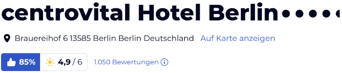 Berlin Hotel Centrovital, holidaycheck urlaub reisen hotels Hotelbewertungen