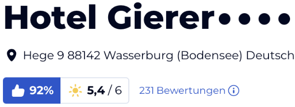 holidaycheck reisen hotels berwertungen, Hotel Gierer
