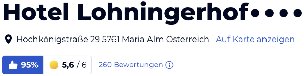 holidaycheck reisen hotels bewertungen, Österreich Hotel Lohningerhof Maria Alm