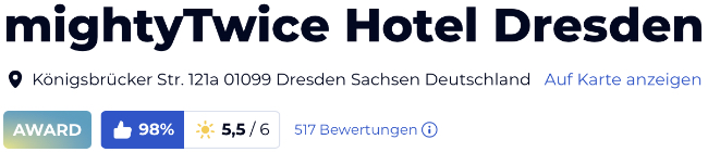 holidaycheck reisen hotels berwertungen, mightyTwice Hotel Dresden mighty Twice
