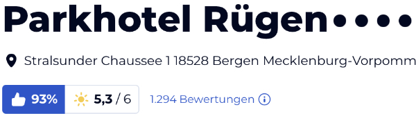 Parkhotel Rügen, holidaycheck reisen hotels bewertungen