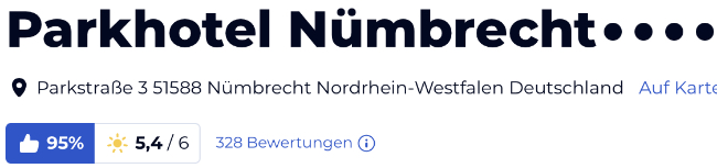 HolidayCheck reisen Bewertungen Hotels urlaub, Parkhotel Nümbrecht