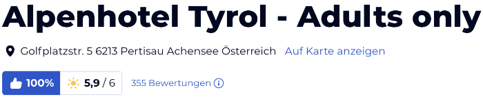 holidaycheck reisen hotels bewertungen, Adults Onlay Alpenhotel Tyrol