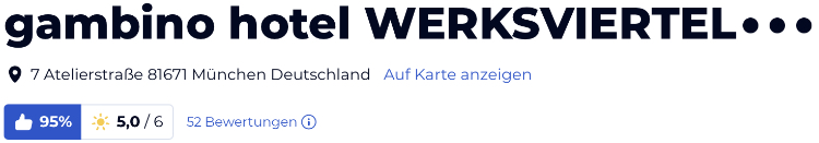holidaycheck reisen hotels bewertungen, Gambino Hotel Werksviertel