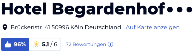 holidaycheck reise hotels bewertungen, Hotel Begardenhof