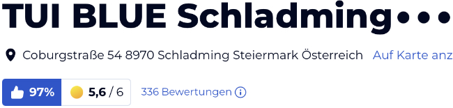 holidaycheck urlaub reisen hotels Hotelbewertungen, TUI BLUE Schladming