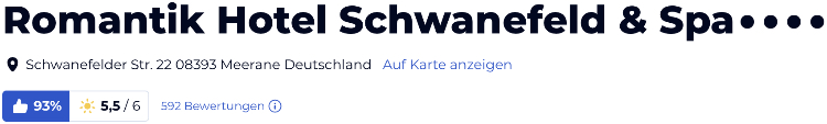 HolidayCheck reisen urlaub Bewertungen Hotels, Romantik Hotel Schwanefeld & Spa