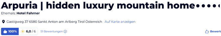 holidaycheck reisen hotels bewertungen, Österreich Arpuria Hidden Luxury Mountain Home