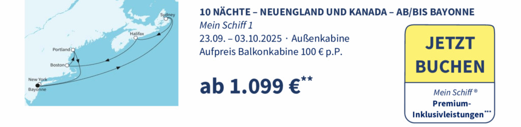 TUI Cruises Angebote der Woche