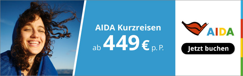 AIDA Last Minute Kreuzfahrten schon ab 449€ p.P.