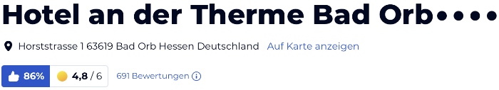 holidaycheck reisen hotels bewertungen, Hotel an der Therme Bad Orb